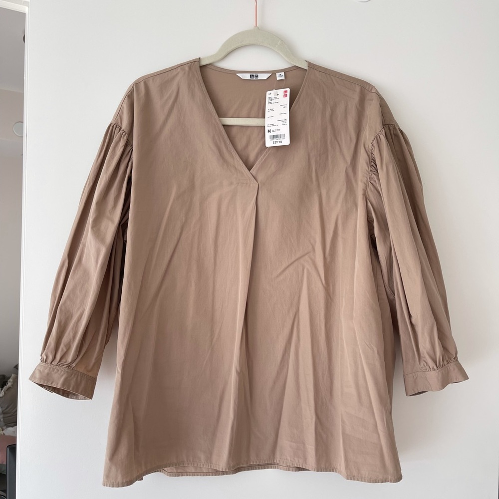 Uniqlo blouse - colour khaki